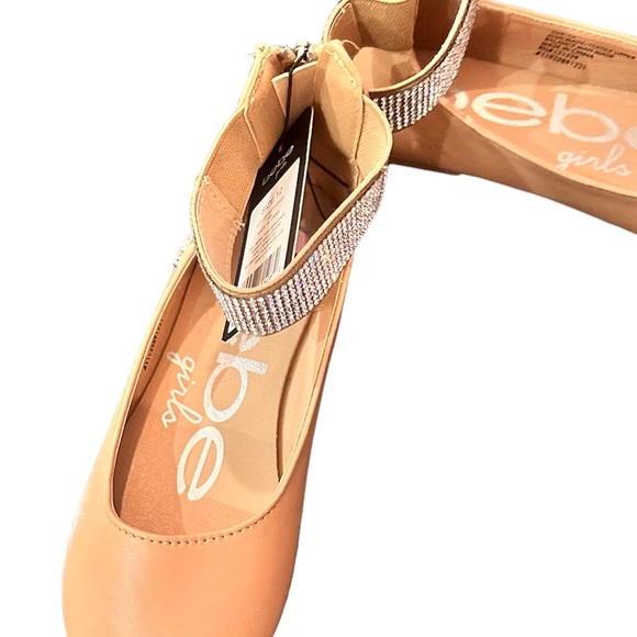 Little Girls Size 12 Tan BeBe Sandals Blinging Glam - Picture 6 of 7